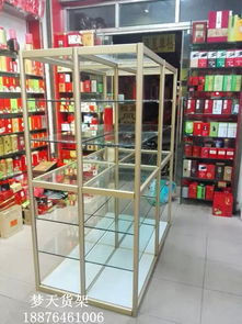 精品貨架熱銷(xiāo)手辦模型店鋪展示柜與中島玻璃柜的陳列技巧